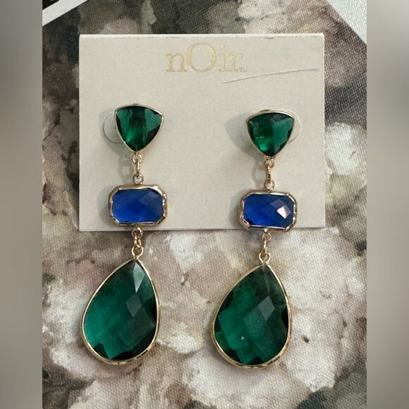 nOir‎ Tear drop Earrings-New - Picture 1 of 1